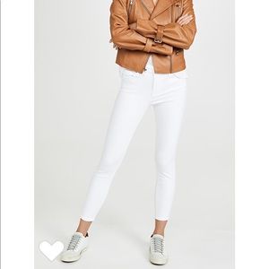 NEW • Good American • Good Leg Crop Jeans White